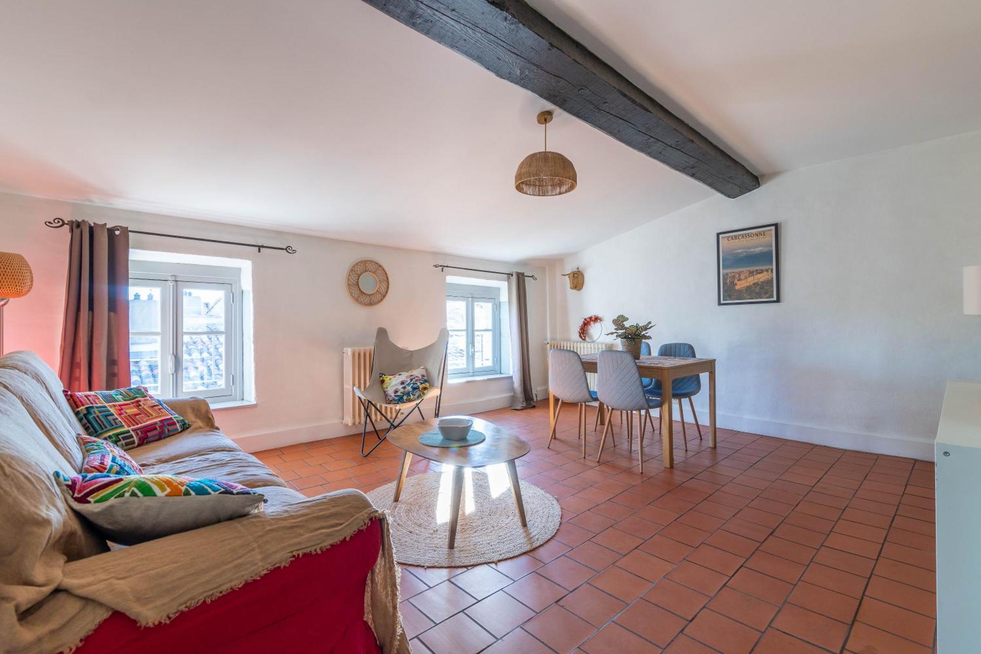 Bel Appartement Avec Cour Au Coeur De La Bastide Каркассон Экстерьер фото
